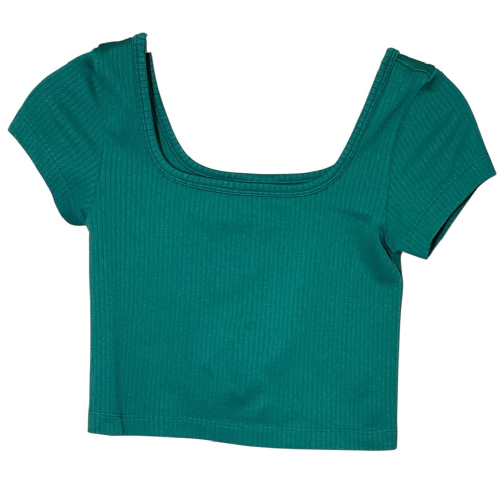 Pink Victoria Secret Seamless Rib Crop Top Green XS  New Year Gym workout